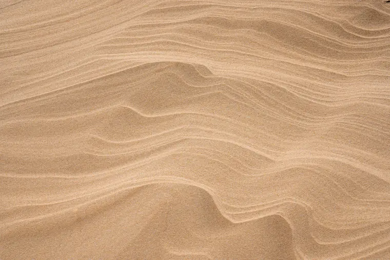 Fine wind-rippled sand, the ground under Wasaga Beach and the shoreline strip